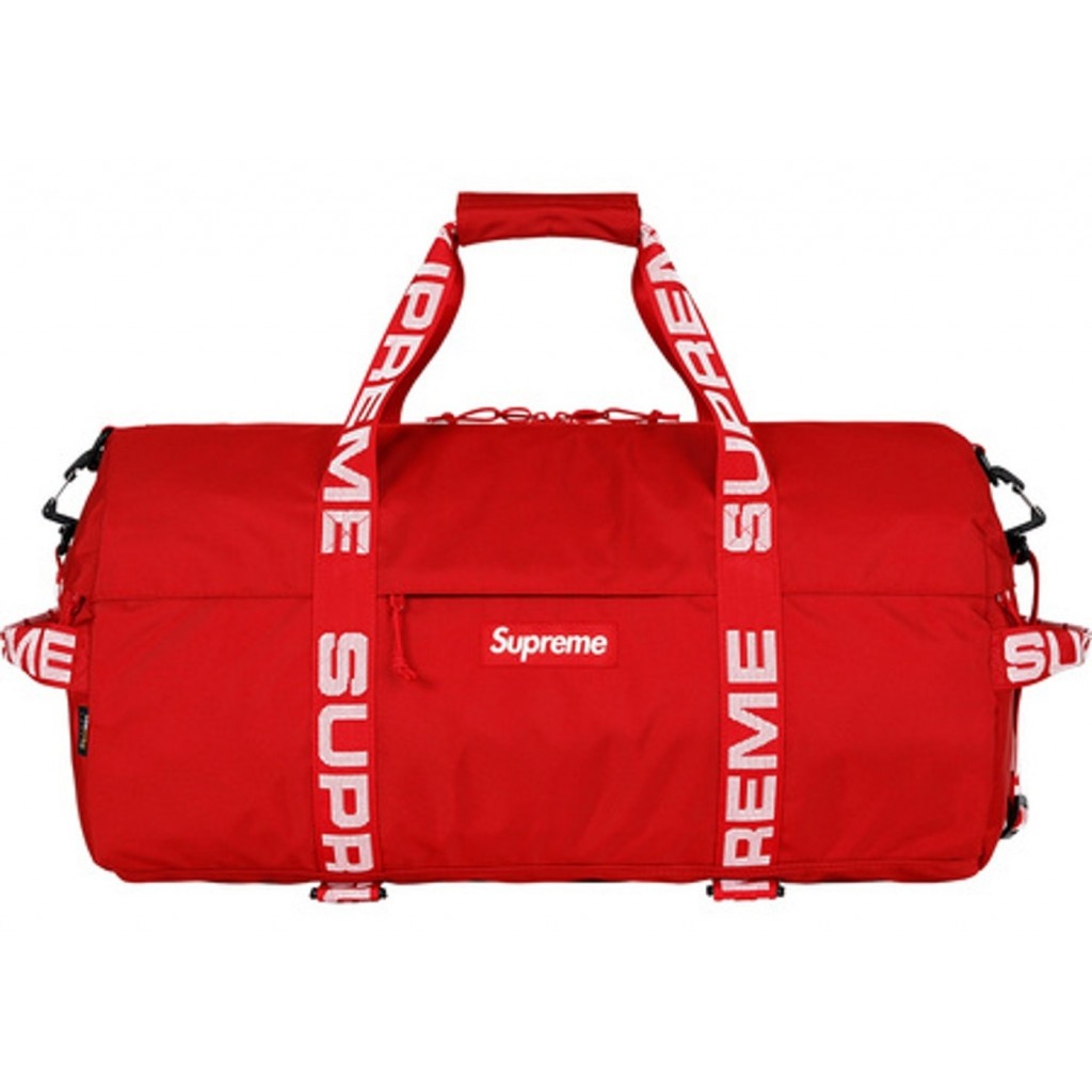 supreme duffle bag fake